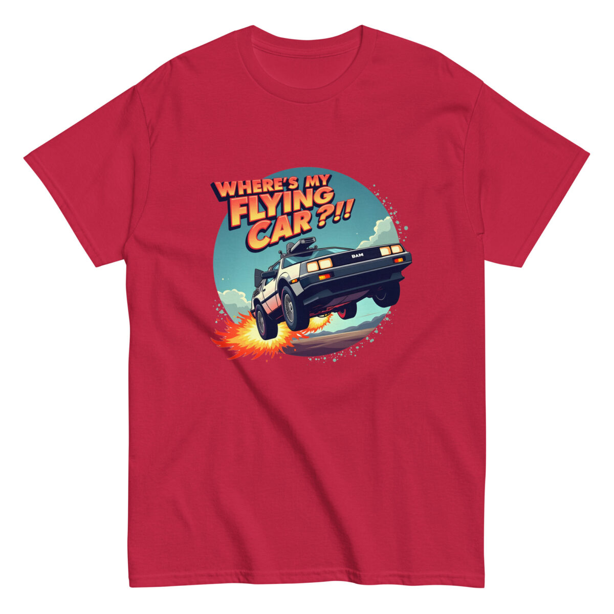 Where's My Flying Car?!! Tee - Image 6