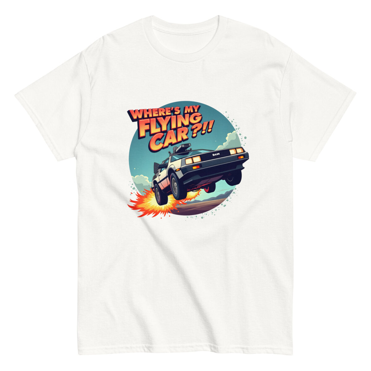 Where's My Flying Car?!! Tee - Image 13